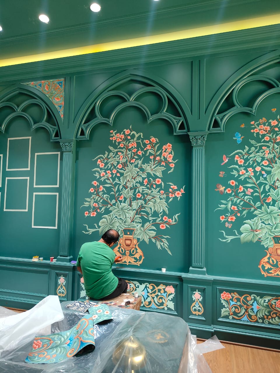 Vintage Mural by MNayakArts Atelier Jaipur